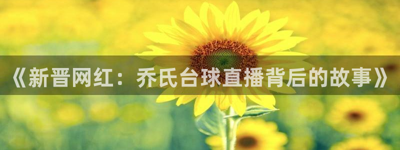 雨燕360体育直播2026最新平台.全网通.org：《新晋网红：乔氏台球直播背后的故事》